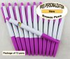 Breeze Pen, White Body with Purple Accents 12 pkg -Custom Image Breeze Pen, White Body with Purple Accents 12 pkg -Custom Image