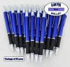 Bullet Pens - Blue Body and Silver Accents - Blanks - 50pkg Bullet Pens - Blue Body and Silver Accents - Blanks - 50pkg