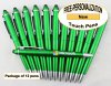 Touch Pen, Green Body with Silver Accents 12 pkg - Custom Image Touch Pen, Green Body with Silver Accents 12 pkg - Custom Image