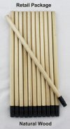 ezpencils - 12 pkg. Blank Hexagon Pencils - Natural Wood ezpencils - 12 pkg. Blank Hexagon Pencils - Natural Wood