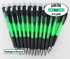 Storm Pen-Green body, Silver Accents, Black Grip -Blanks-50pkg Storm Pen-Green body, Silver Accents, Black Grip -Blanks-50pkg