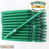 Personalized Willowy Pen, Solid Green Body Clear Grip 12 pkg Personalized Willowy Pen, Solid Green Body Clear Grip 12 pkg