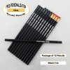 ezpencils - Personalized Black-Trio Round Pencil - 12 pkg ezpencils - Personalized Black-Trio Round Pencil - 12 pkg