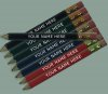 ezpencils - 24 pkg, Assorted Colors Custom Hexagon Golf w/eraser ezpencils - 24 pkg, Assorted Colors Custom Hexagon Golf w/eraser
