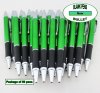 Bullet Pens - Green Body and Silver Accents - Blanks - 50pkg Bullet Pens - Green Body and Silver Accents - Blanks - 50pkg
