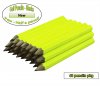 ezpencils - 48 Neon Yellow Golf Without Eraser - Blank Pencils ezpencils - 48 Neon Yellow Golf Without Eraser - Blank Pencils