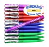 Assorted Colors Body - Silver Accents - Cyclone Pens - 12 pkg. Assorted Colors Body - Silver Accents - Cyclone Pens - 12 pkg.