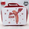 Personalized Caterpillar Theme - Red School Lunch Box for kids Personalized Caterpillar Theme - Red School Lunch Box for kids