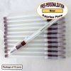 Personalized Apprise Pen, Translucent Body Burgundy Grip 12 pkg. Personalized Apprise Pen, Translucent Body Burgundy Grip 12 pkg.
