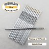 ezpencils - Personalized Metallic Silver Round Pencil - 12 pkg ezpencils - Personalized Metallic Silver Round Pencil - 12 pkg