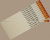 ezpencils - Personalized White Round Pencil - 12 pkg ezpencils - Personalized White Round Pencil - 12 pkg