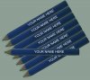 ezpencils - 24 pkg Personalized Hexagon Sea Blue Golf Pencils ezpencils - 24 pkg Personalized Hexagon Sea Blue Golf Pencils