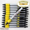 Personalized Foil Pen, Silver Body with a Yellow Gripper 12 pkg Personalized Foil Pen, Silver Body with a Yellow Gripper 12 pkg