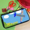 Personalized Airplane Pencil Case Personalized Airplane Pencil Case