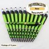 Spot Pen, Silver/Black Accents, Green Body, 12 pkg-Custom Image Spot Pen, Silver/Black Accents, Green Body, 12 pkg-Custom Image