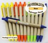 Salvage Pen, Cardboard Body, Assorted Colors 12 pkg-Custom Image Salvage Pen, Cardboard Body, Assorted Colors 12 pkg-Custom Image
