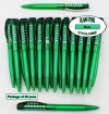 Cyclone Pen -Green Body and Silver Accent- Blanks - 50pkg Cyclone Pen -Green Body and Silver Accent- Blanks - 50pkg