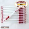 Personalized Apprise Pen, Translucent Body Red Grip 12 pkg. Personalized Apprise Pen, Translucent Body Red Grip 12 pkg.